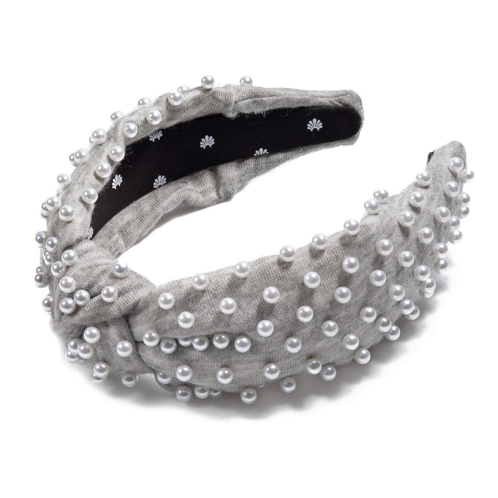 Lele Sadoughi Knit Pearl Headband